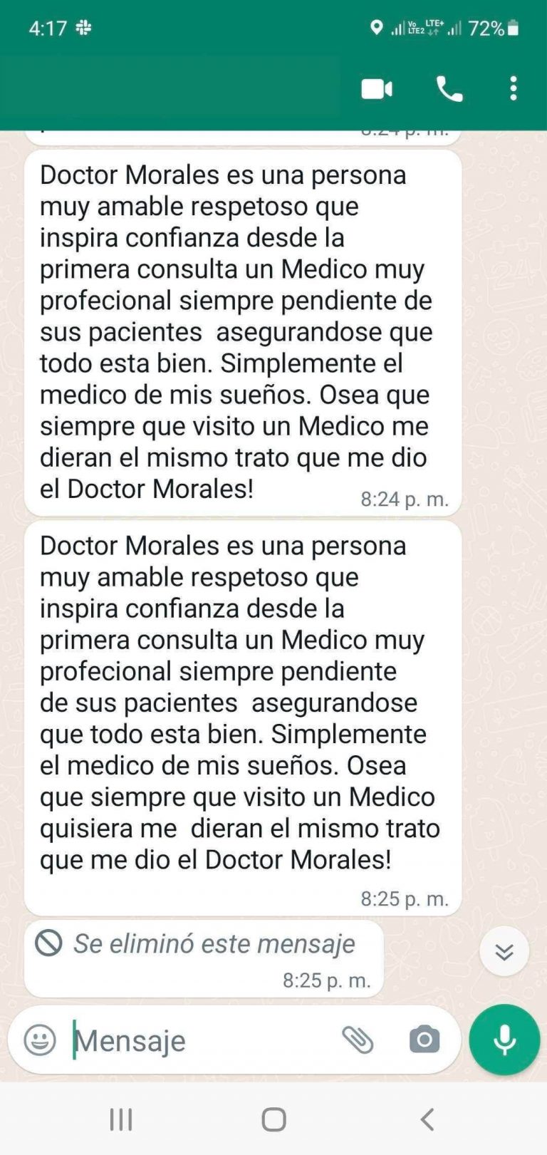 Resena Dr. Morales Whatsapp 1